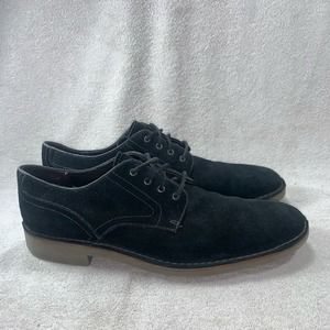 John Varvatos USA Star Black Suede Derby Oxfords Shoes Mens Size 10.5 Shoes